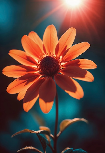 Close up on beautiful flower