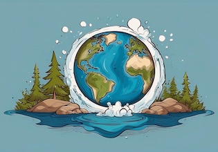 climate change drawing