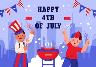 4th of July cartoons