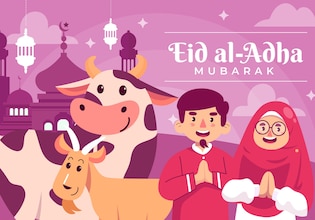 eid Mubarak cartoons