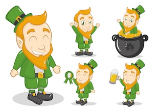 leprechaun clip arts