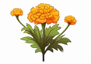 marigold clip arts