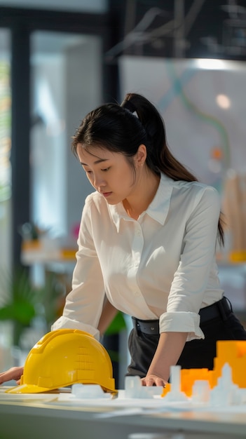 Portrait of engineer at the job site during work hours