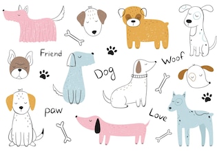 dog drawings