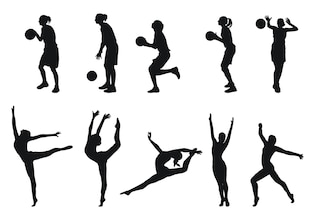 sports silhouettes