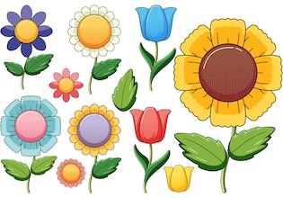 Spring clip arts