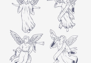 angel drawings